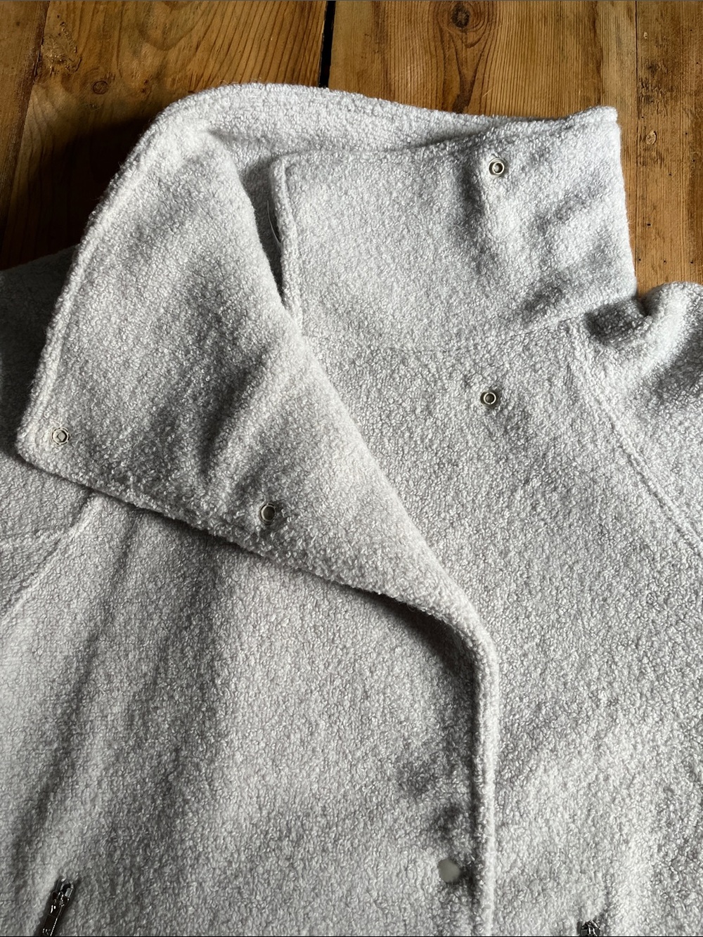 LULULEMON 10 Heathered Ceramic Show Me The Sherpa Jacket Pile Wool Quilted - Picture 8 of 15